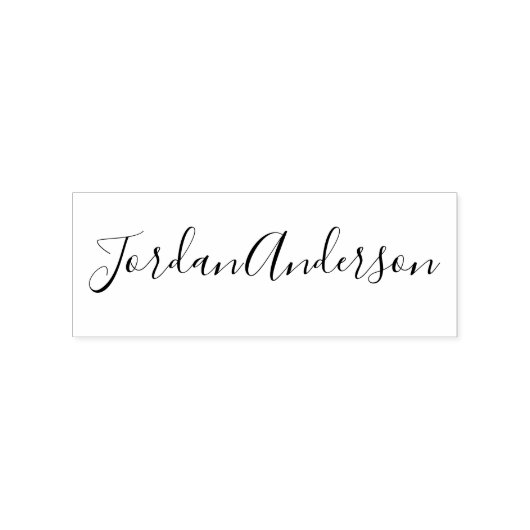 Aangepaste naam Stempelhandtekening Rubberstempel (Afrduk)