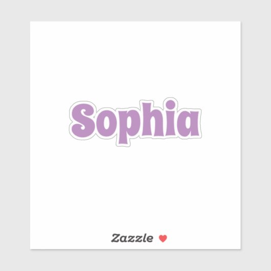 Aangepaste naam sticker (Vel)