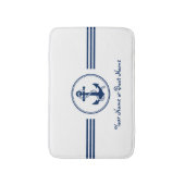 Aangepaste naam Stijlvolle Anker & Touw Badmat (Voorkant Verticaal)