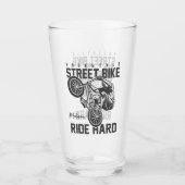 Aangepaste naam straatfiets glas (Voorkant)