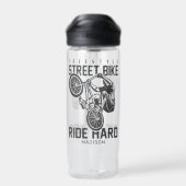 Aangepaste naam Street Bike Waterfles (Achterkant)