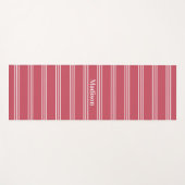 Aangepaste naam Stripes Pattern yoga mat (Voorkant (horizontaal))