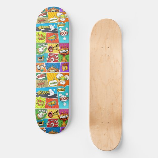 Aangepaste naam Strips Skateboard (Voorkant)