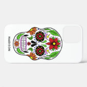 Aangepaste naam Suiker Telefoongevallen schedel Case-Mate iPhone Case (Achterkant (horizontaal))