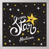 Aangepaste naam Superstar Poster (Voorkant)
