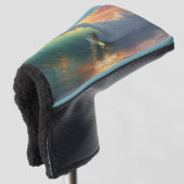 Aangepaste naam Surfen Golfheadcover (3/4 voorkant)