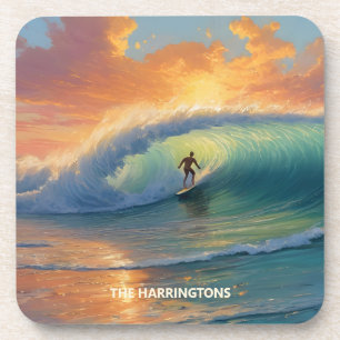 Aangepaste naam Surfen onderzetter set