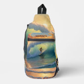 Aangepaste naam Surfen Sling Bag (Voorkant)