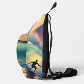 Aangepaste naam Surfen Sling Bag (Rechts)