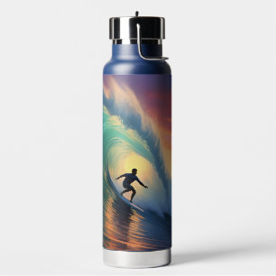 Aangepaste naam Surfen Waterfles