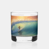 Aangepaste naam Surfen Whisky Glas (Links)