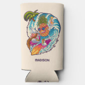 Aangepaste naam Surfende ananas (Achterkant)