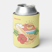 Aangepaste naam Surfer Blikjeskoeler (Blikje Voorkant)