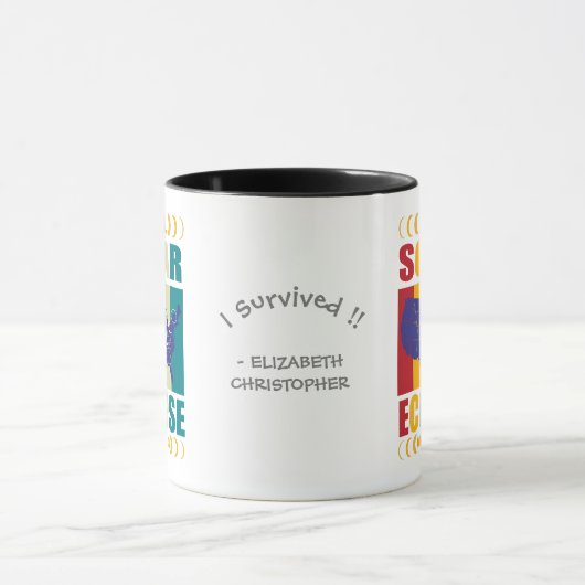Aangepaste naam Survivor Keepsake Mok voor Star Ga (Midden)
