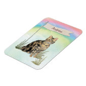Aangepaste naam Tabblad Kat Pet Magneet (Linkerzijde)