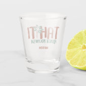 Aangepaste naam Tahiti Shot Glas (Achterkant)