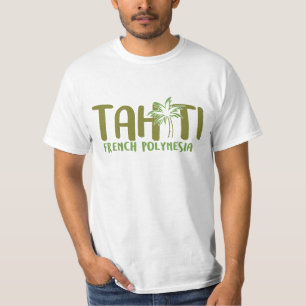 Aangepaste naam Tahiti T-shirt