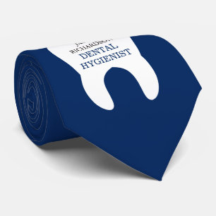 Aangepaste naam tandheelkundige werknemer   Titel Stropdas