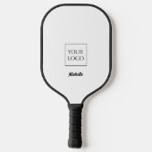 Aangepaste naam teamlogo  pickleball paddle (Achterkant)
