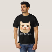 Aangepaste naam tekst Aangepaste toon-inktpatroon T-shirt (Voorkant volledig)