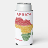 Aangepaste naam & tekst Afrika (Seltzer Voorkant)
