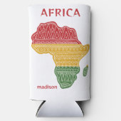 Aangepaste naam & tekst Afrika (Voorkant)
