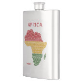 Aangepaste naam & tekst Afrika Flacon (Links)