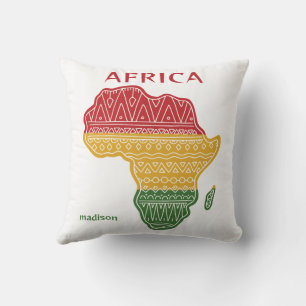 Aangepaste naam & tekst Afrika Kussen