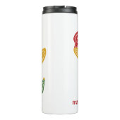 Aangepaste naam & tekst Afrika Thermosbeker (Achterkant)