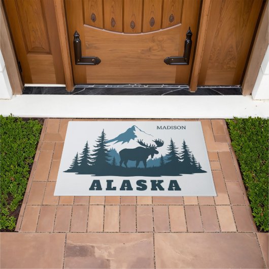 Aangepaste naam & tekst ALASKA Deurmat (Buiten)