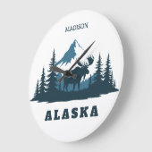 Aangepaste naam & tekst ALASKA Grote Klok (Hoek)