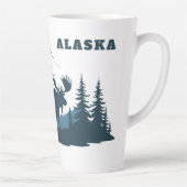 Aangepaste naam & tekst ALASKA Latte Mok (Rechts)
