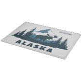 Aangepaste naam & tekst ALASKA Snijplank (Hoek)