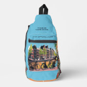 Aangepaste naam & tekst Amsterdam Sling Bag (Voorkant)