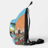 Aangepaste naam & tekst Amsterdam Sling Bag (Rechts)