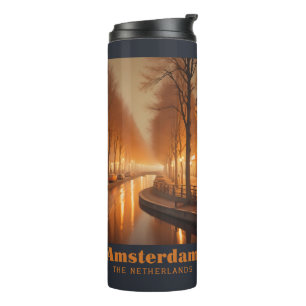Aangepaste naam / tekst Amsterdam Thermosbeker