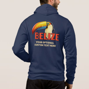 Aangepaste naam & tekst BELIZE Toucan Hoodie