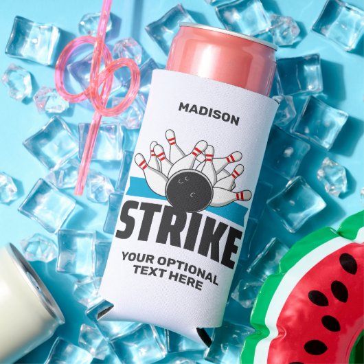 Aangepaste naam & tekst Bowling Strike (Insitu Zomer)