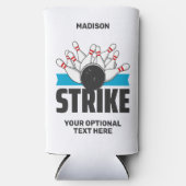 Aangepaste naam & tekst Bowling Strike (Voorkant)