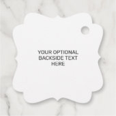 Aangepaste naam & tekst Bowling Strike Bedankjes Labels (Achterkant)