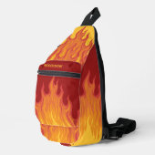 Aangepaste naam / tekst brandweerman sling bag (Rechterhoek)