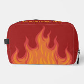 Aangepaste naam / tekst brandweerman toilettasje (Voorkant)