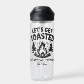 Aangepaste naam & tekst Camping Waterfles (Achterkant)