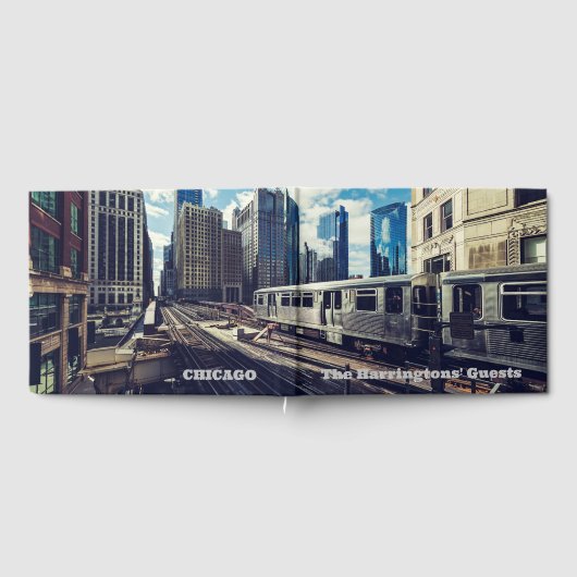 Aangepaste naam / tekst Chicago Gastenboek (Volledig)