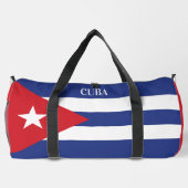 Aangepaste naam & tekst Cuba vlag Plunjezak (Achterkant)