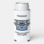 Aangepaste naam & tekst drone (Seltzer Voorkant)