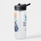 Aangepaste naam, tekst en jaar cruise waterfles (Links)