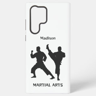 Aangepaste naam, tekst en kleur martial arts samsung galaxy hoesje