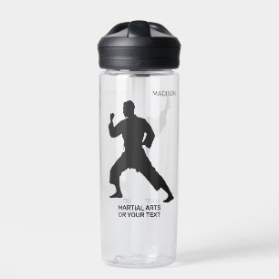 Aangepaste naam, tekst en kleur martial arts waterfles