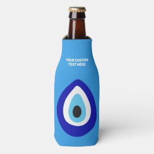 Aangepaste naam & tekst Evil Eye Nazar Amulet Flesjeskoeler